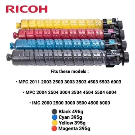 Toner Cartridge for Ricoh MPC 4503 4504 5503 5504 6003 6004 C4503 C4504 C5503 C5504 C6003 C6004 MPC6003