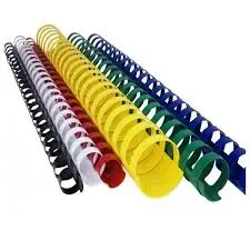 Plastic Combs Ring Spiral Binders for PVC Binding Cover