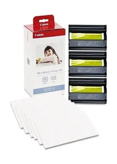 Canon KP-108 color ink and paper set - سيت حبر و ورق لطباعة كانون سيلفي