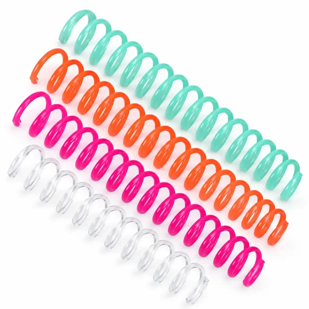 Spiral Pvc Ring Round Plastic Binding Coil for Book Binding